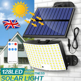 LED solar motion sensor outdoor wall light