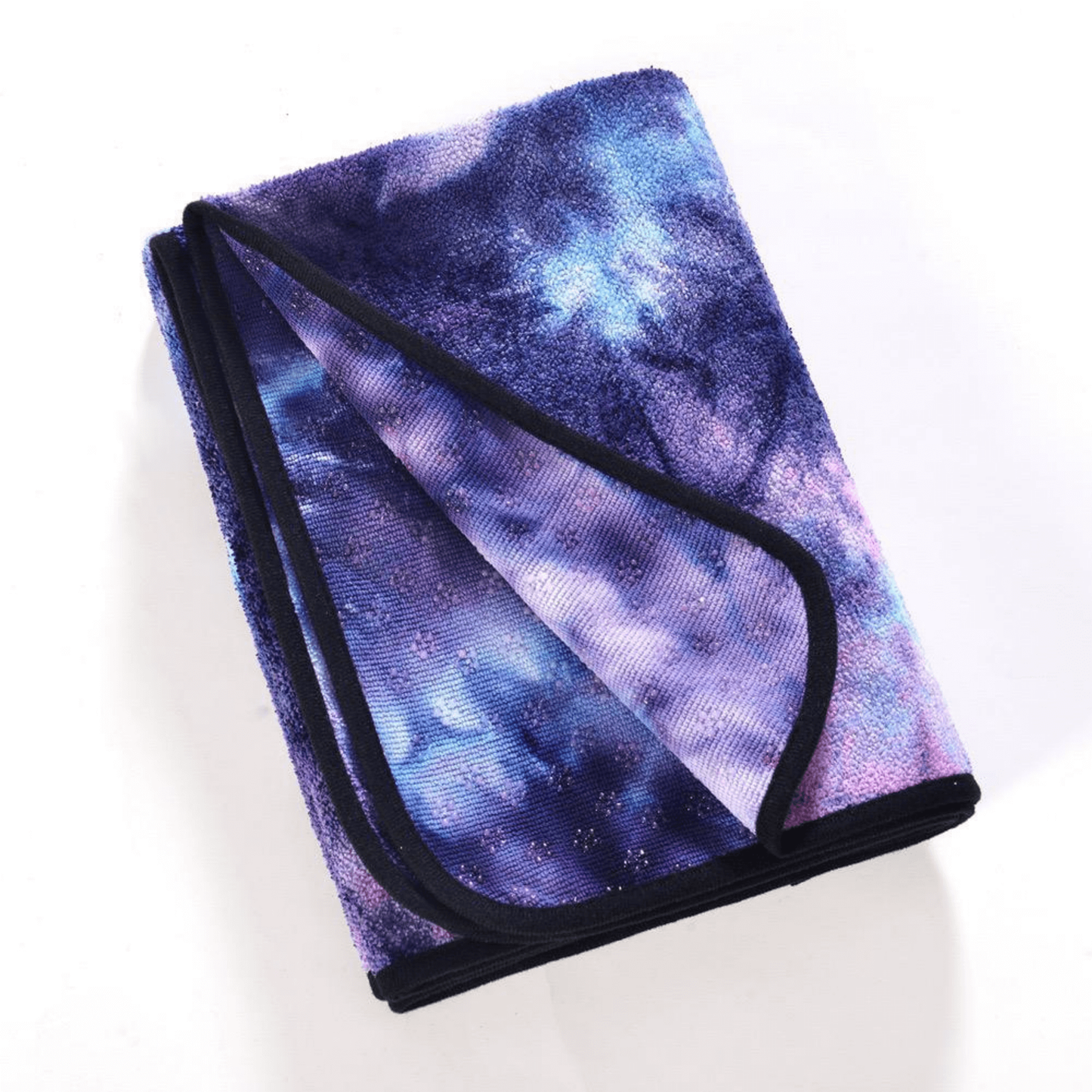 Tie Dye Yoga Mat Towel with Slip-Resistant Grip Dots