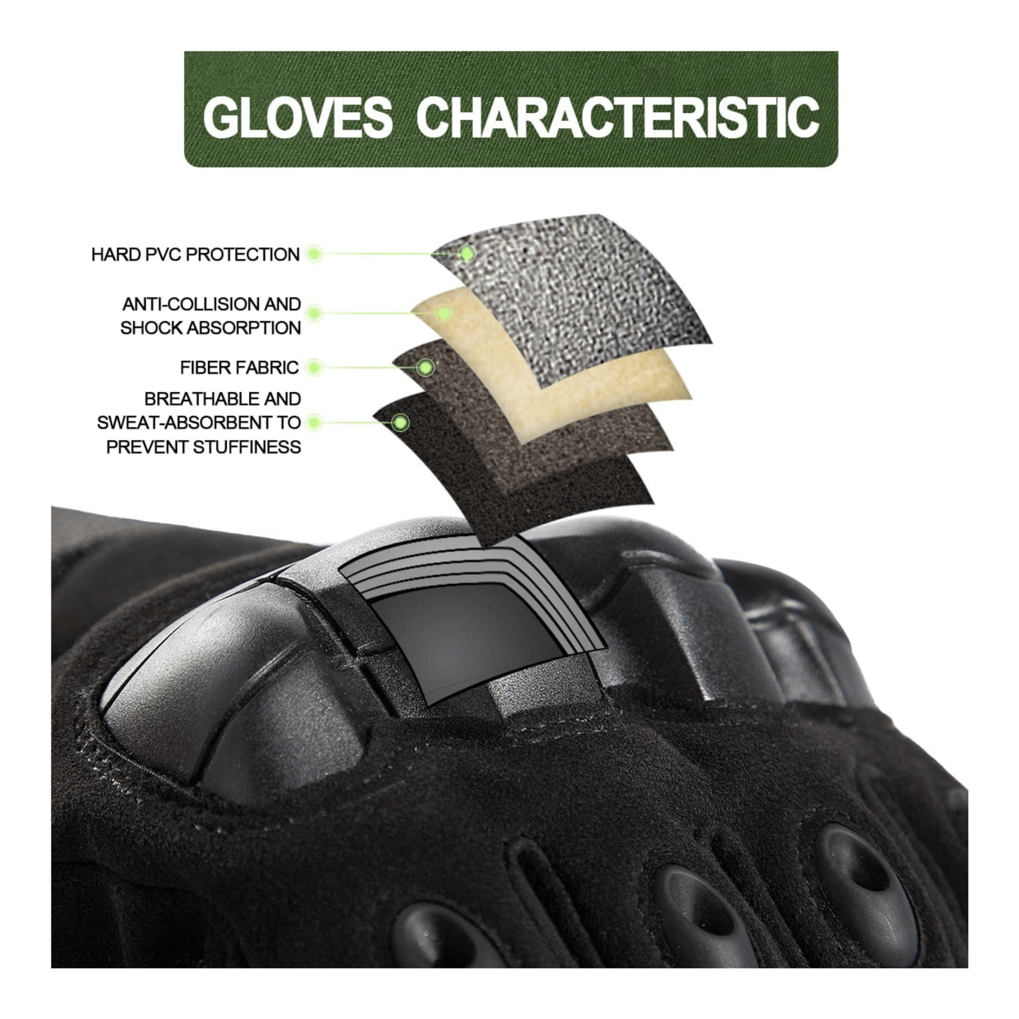 JupiterGear Tactical Military Airsoft Gloves