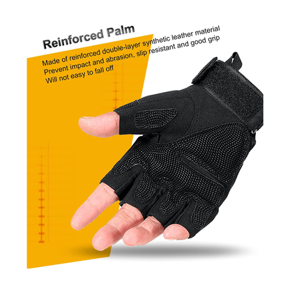 JupiterGear Tactical Military Fingerless Airsoft Gloves