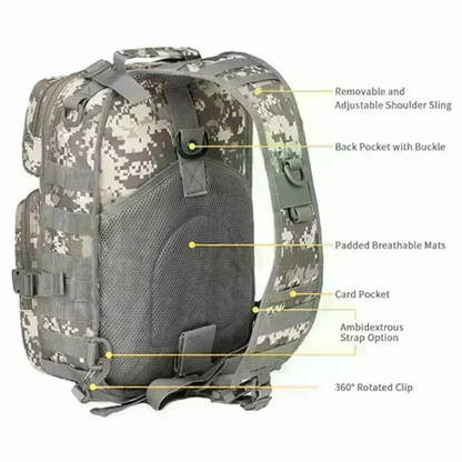 JupiterGear Tactical Military Medium Sling Range Bag