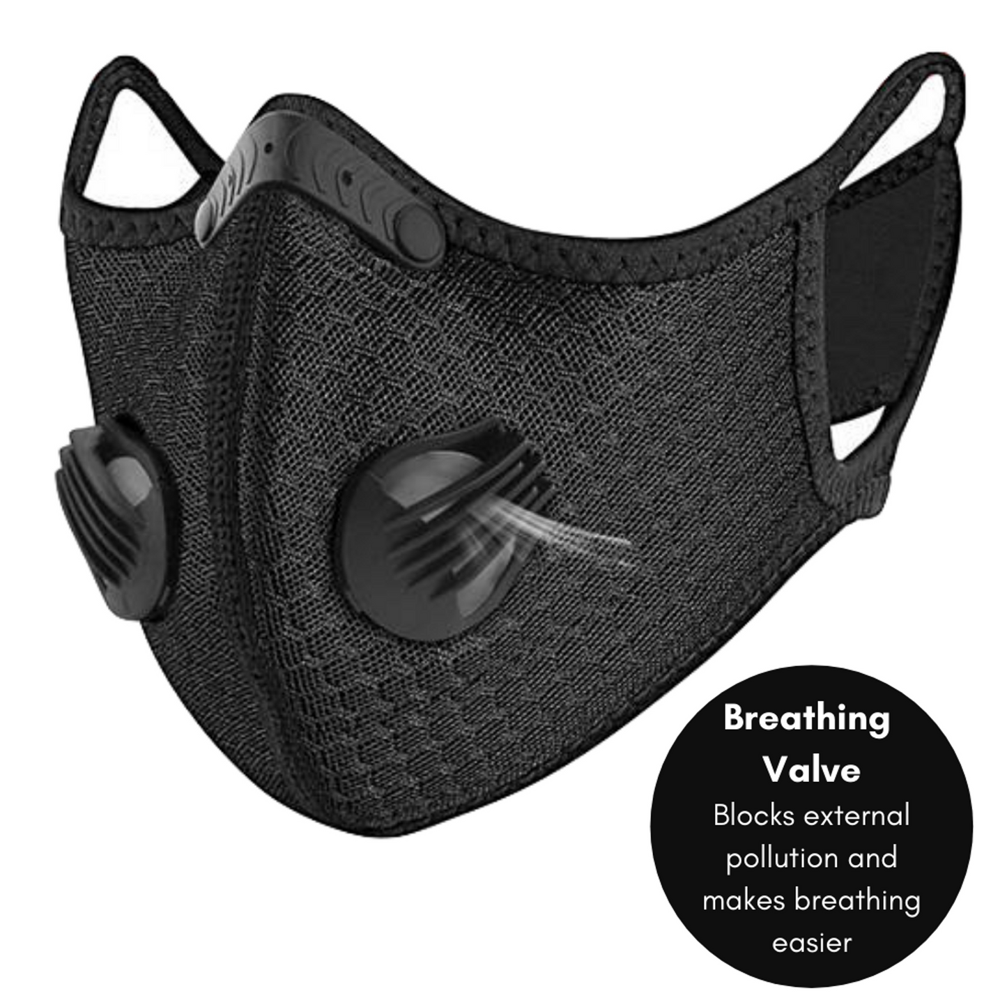 Performance Sports Face Mask with Carbon Filter