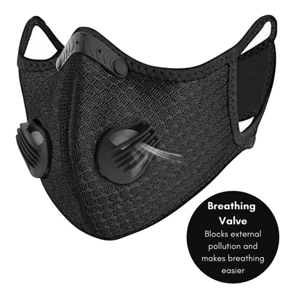 Performance Sports Face Mask with Carbon Filter