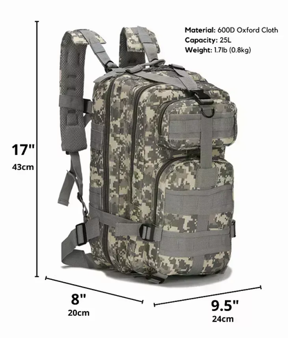 JupiterGear Tactical Military 25L Molle Backpack
