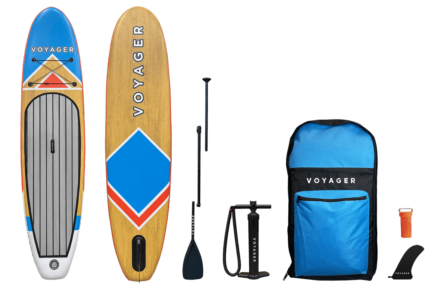 Voyager Inflatable Stand-Up Paddleboard Package