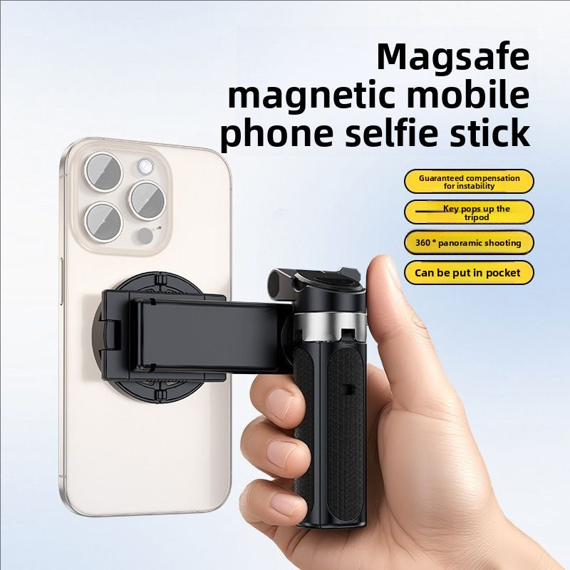 Magnetic Bluetooth Selfie Stick with Tripod Stand