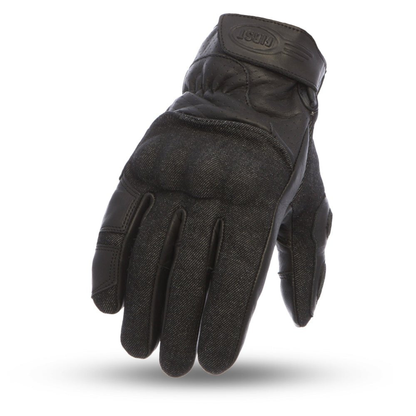 Hutch Men's Motorcycle Leather Gloves