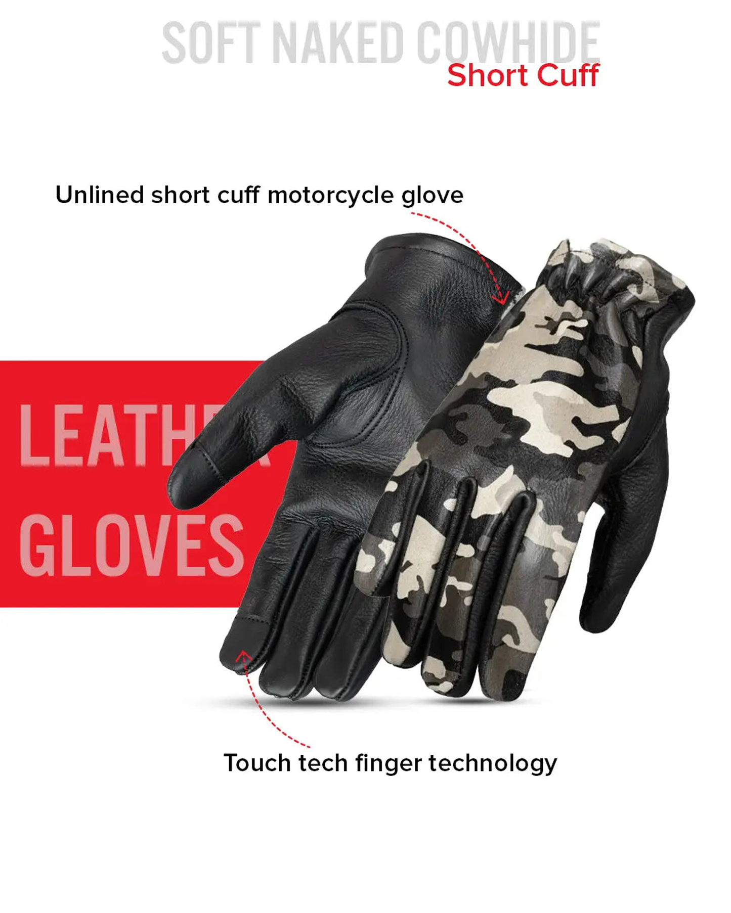 Roper Gloves - Black Brown