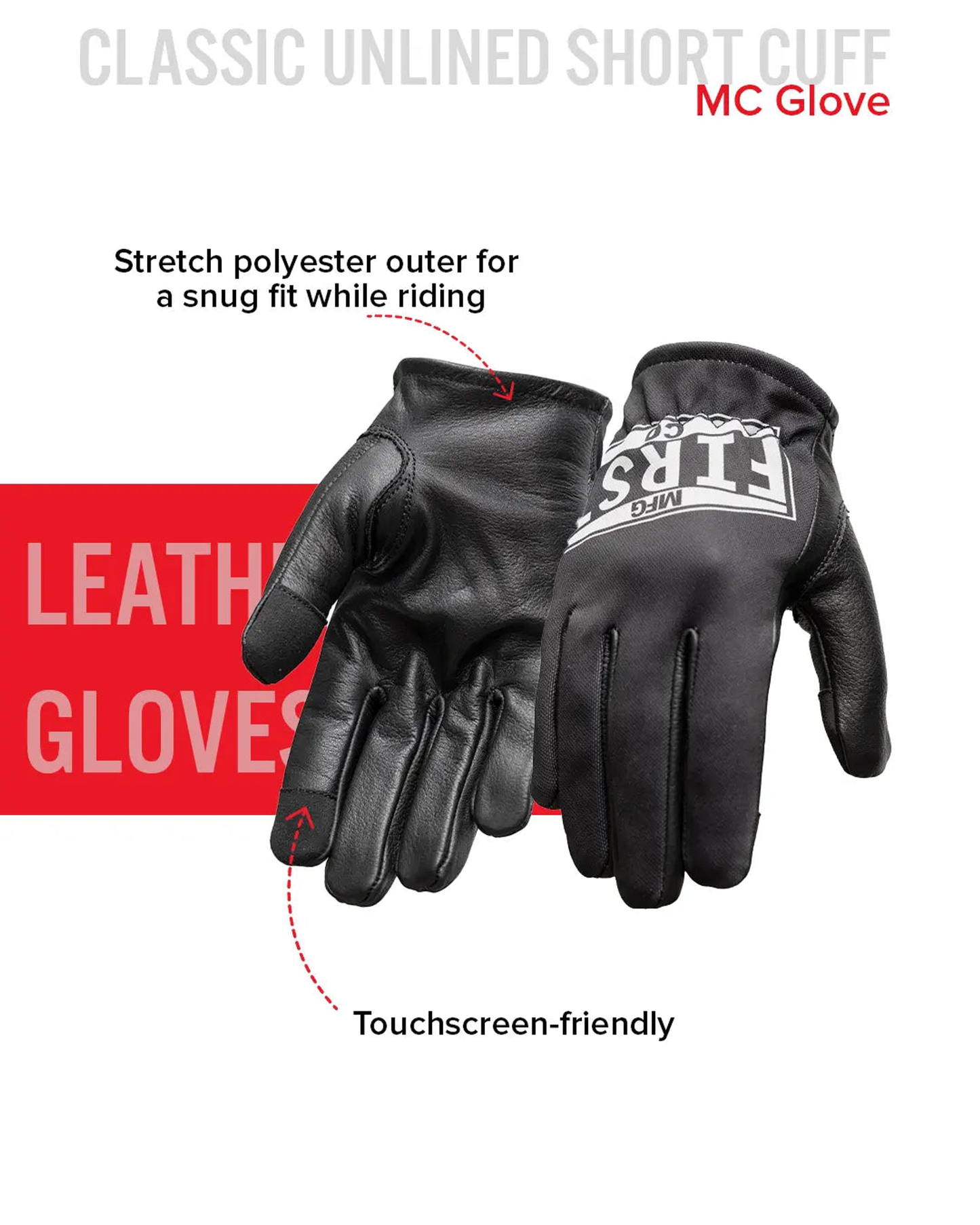 Clutch Gloves - Black and Grey Checker