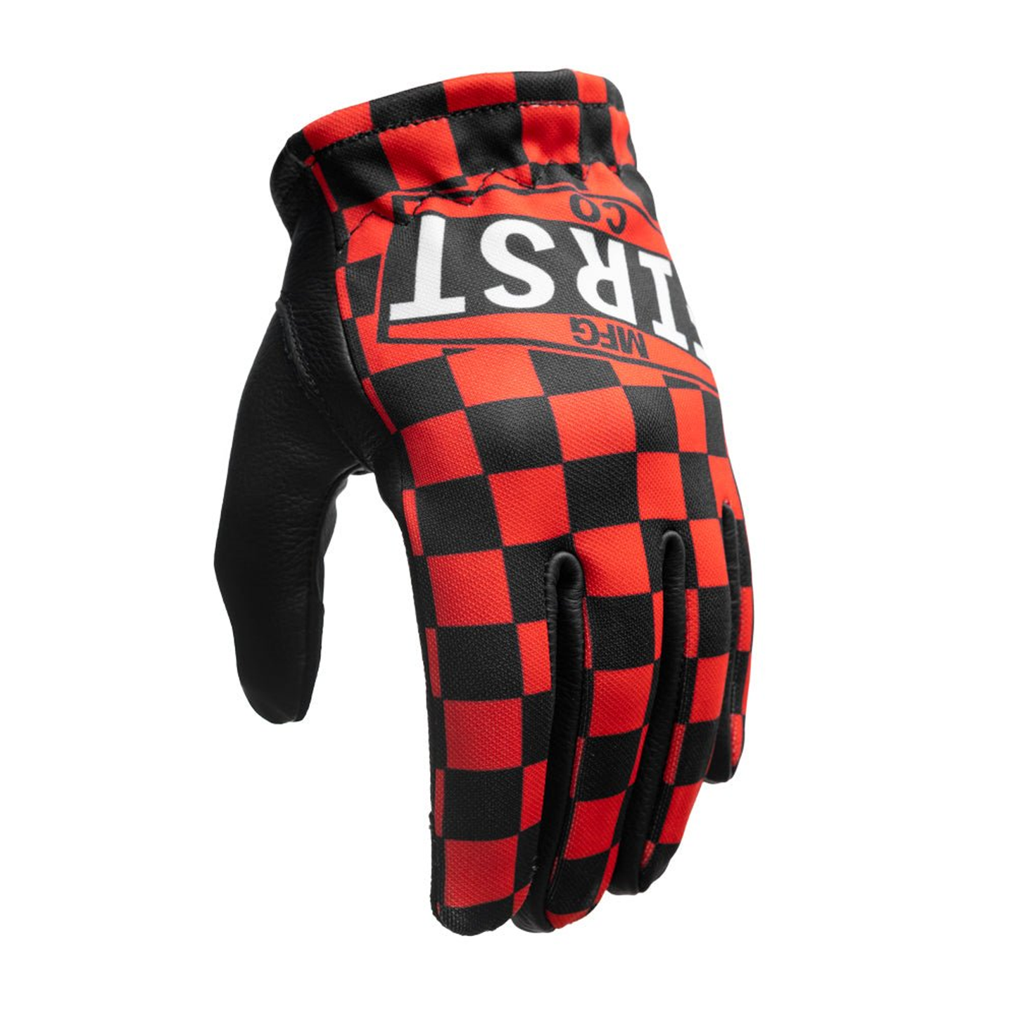 Clutch Gloves - Black and Red Checker