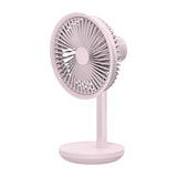 Youpin SOLOVE 5W USB Desktop Table Fan 4000Mah USB Rechargeable 3 Modes Wind Speed Cooling Oscillating Black Fan 3Colors