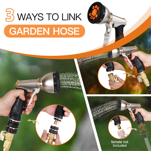 9 Function Garden Hose Spray Gun