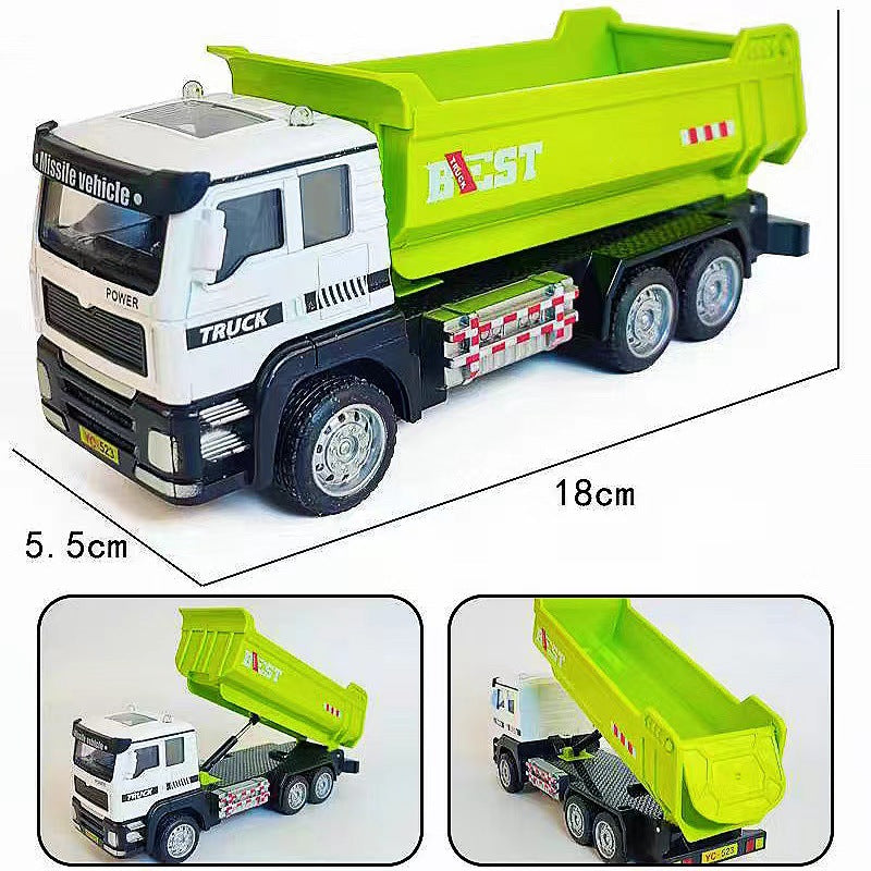 Alloy Engineering Vehicle Inertia Toy Cars