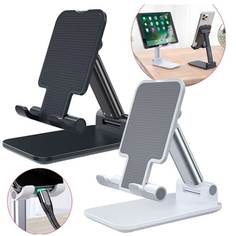 Foldable Metal Desktop Holder for iPhone and c