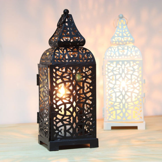 Moroccan Style Hollow Iron Candle Holder Vases, Clocks & Accents product image 1