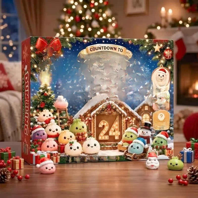 Christmas Squishies Advent Calendar 24 Days Squishy Toy Holiday Countdown