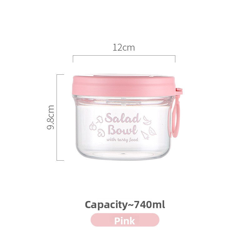 Transparent oatmeal Cup