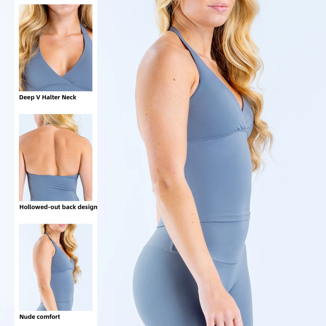 Halter Vest with Chest Mat Yoga Clothing Fitness Yoga Vest