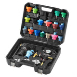 28-Piece Radiator Pressure Tester Kit front view