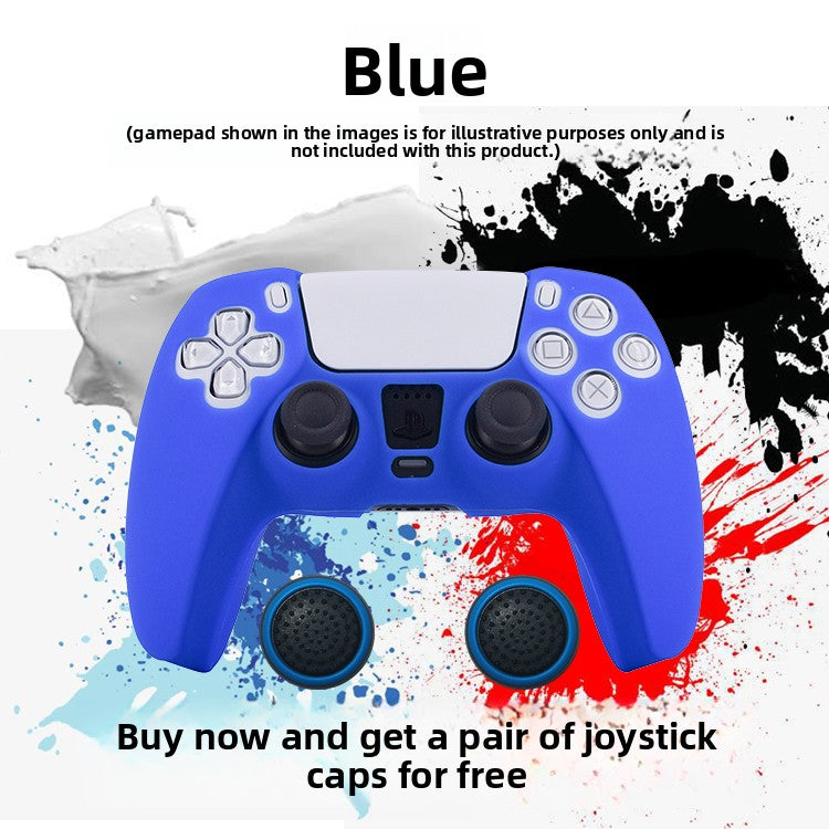 PS5 Controller Silicone Protective Cover with Joystick Caps