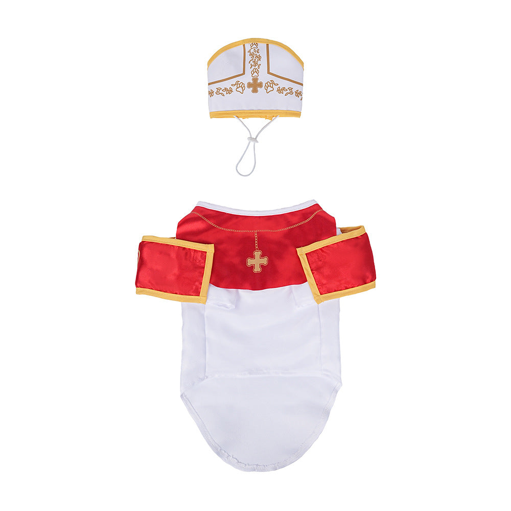 Dog Godfather Costume Suit with Hat