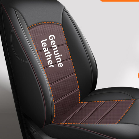 Car seat cover - genuine leather for the driver's seat