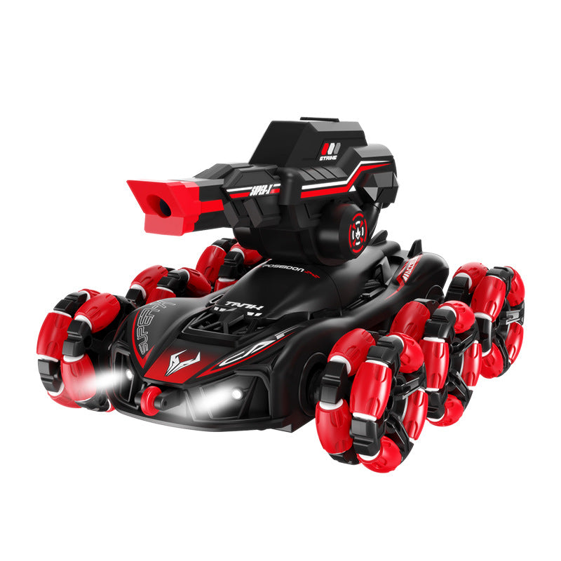 Six-wheel remote control tank, view 5