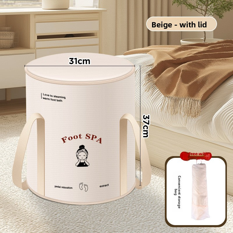 Foldable Portable Foot Soaking Bucket with Heat Preservation