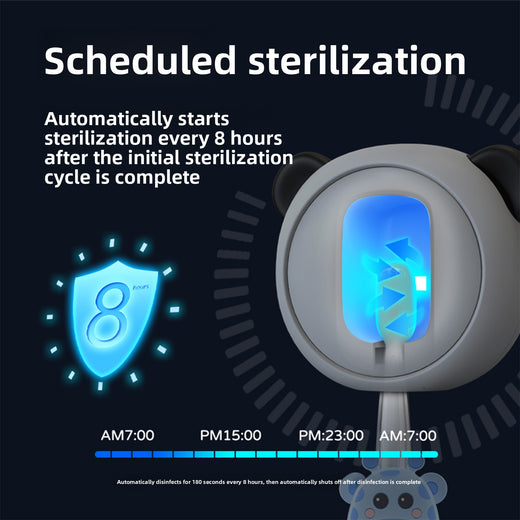 Intelligent UV Toothbrush Sterilizer Holder