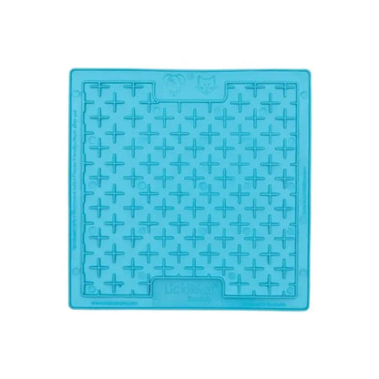 LickiMat Buddy Classic lick mat, spread with treat