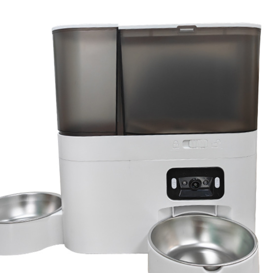 Cat feeding and water supply integrated feeding machine