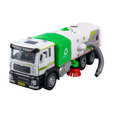Simulated Alloy Sanitation Garbage Truck Toy