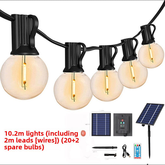 Solar Powered G40 Outdoor Decorative Light String Garden & Outdoor product image 1