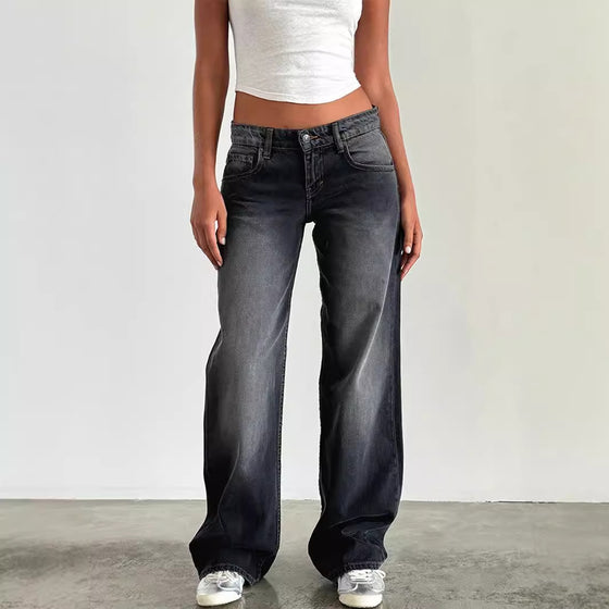 Women's straight-leg denim jeans, photo 3