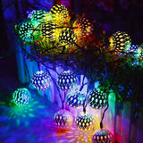 Solar Powered LED Garden String Lights