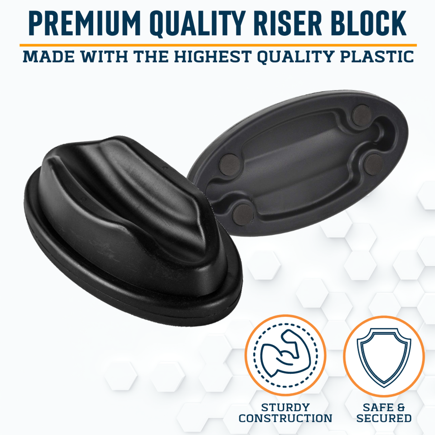 Alpcour Bike Trainer Front Wheel Riser Block