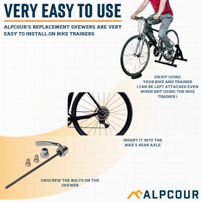Alpcour Bike Trainer Replacement Skewer