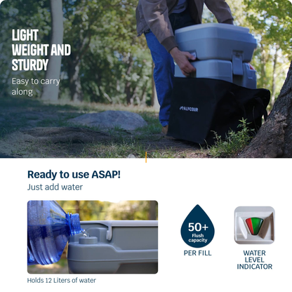 Alpcour Portable Camping Toilet