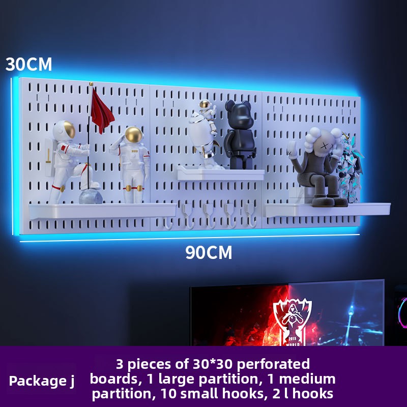 Perforated plastic board