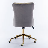 Tufted Velvet Home Office Chair