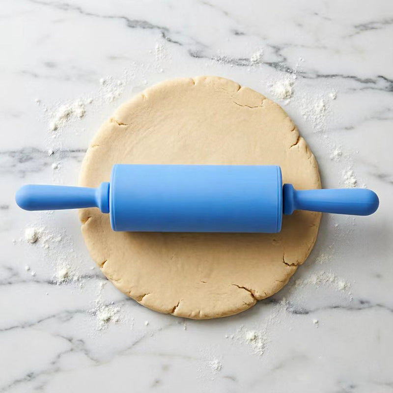 Mini Plastic Rolling Pin with PP Handle Children Baking Tool Dumpling Stick Lightweight