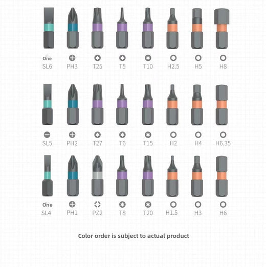 24-in-1 Magnetic Ratchet Screwdriver Set