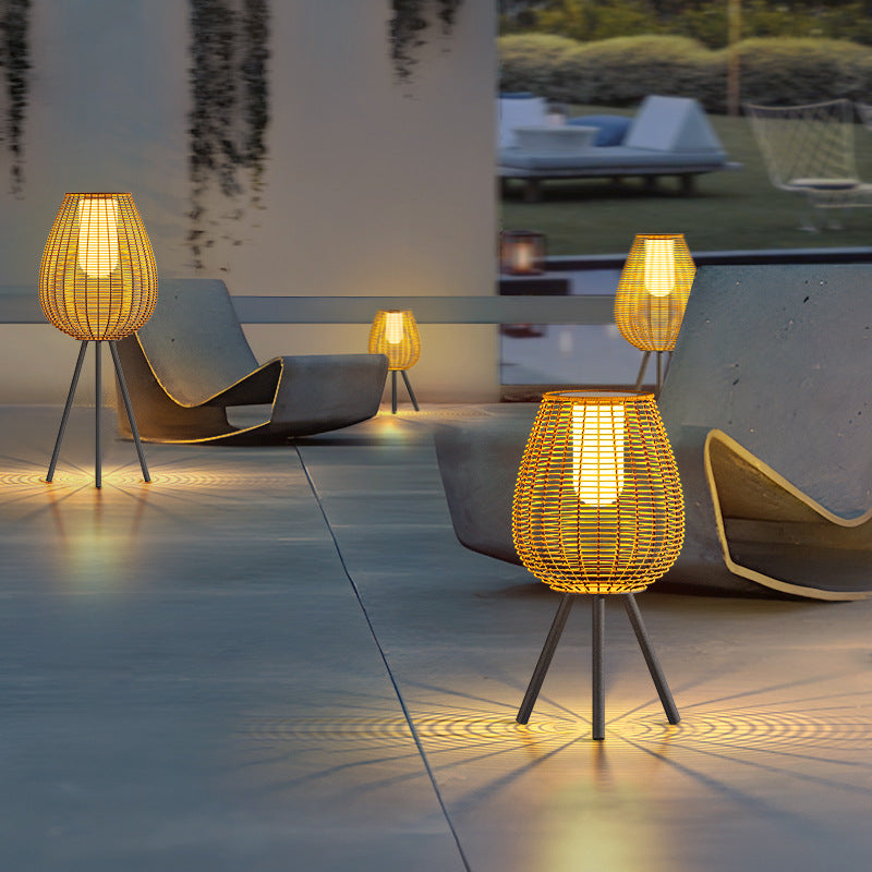 Solar Powered Outdoor Floor Lamp