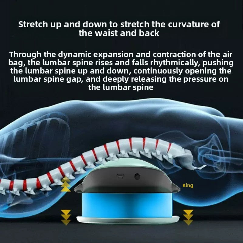 Electric Lumbar Massager with Heat and Vibration