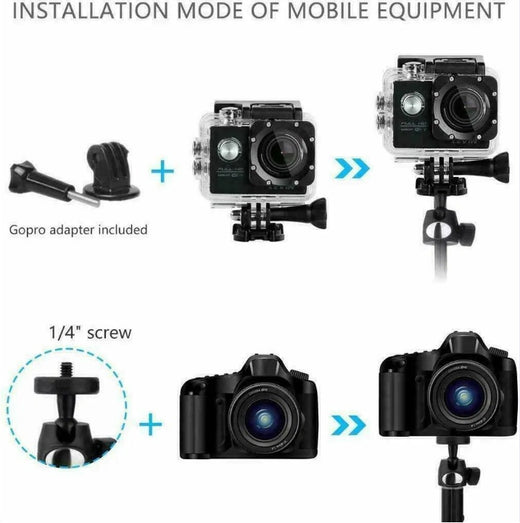 Bluetooth remote for 40 inch selfie stick tripod