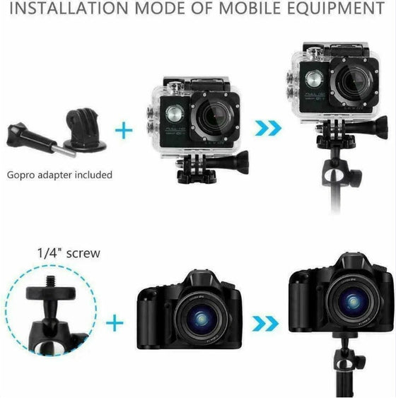Bluetooth remote for 40 inch selfie stick tripod