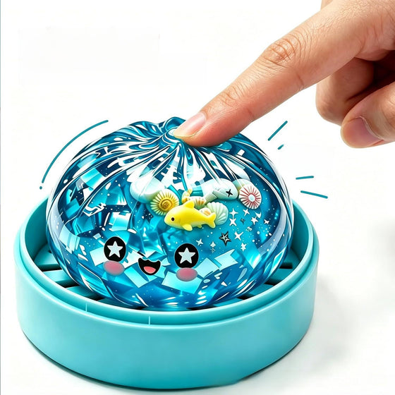 Slow rising squeeze toy in ghost, shark or dumpling shape, photo 3