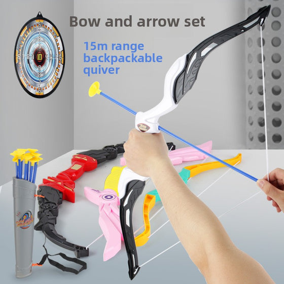 Children's Plastic Bow and Arrow Toy Set with Target product image 1