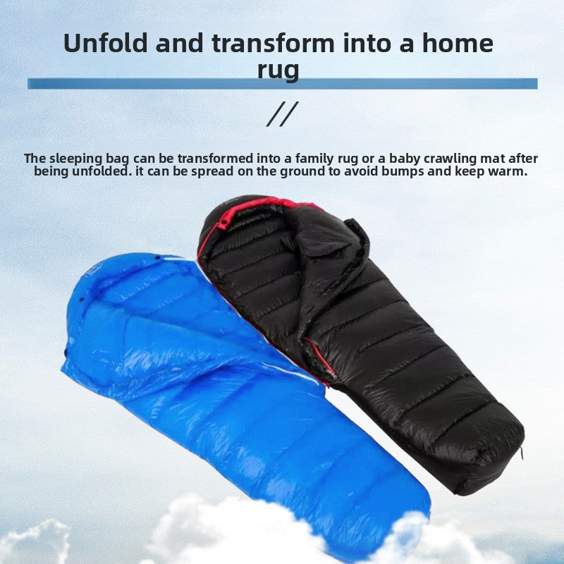 Feather Sleeping Bag for Outdoor Camping