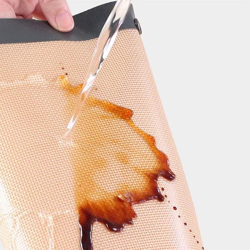 Food Grade Non-Stick Silicone Baking Mat Leak-Proof Oven Liner Heat Resistant